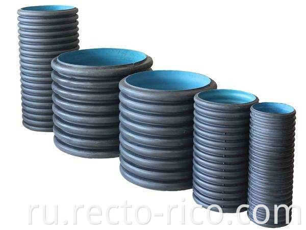 Double wall corrugated pipe